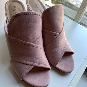 New! Blush Pink Mules